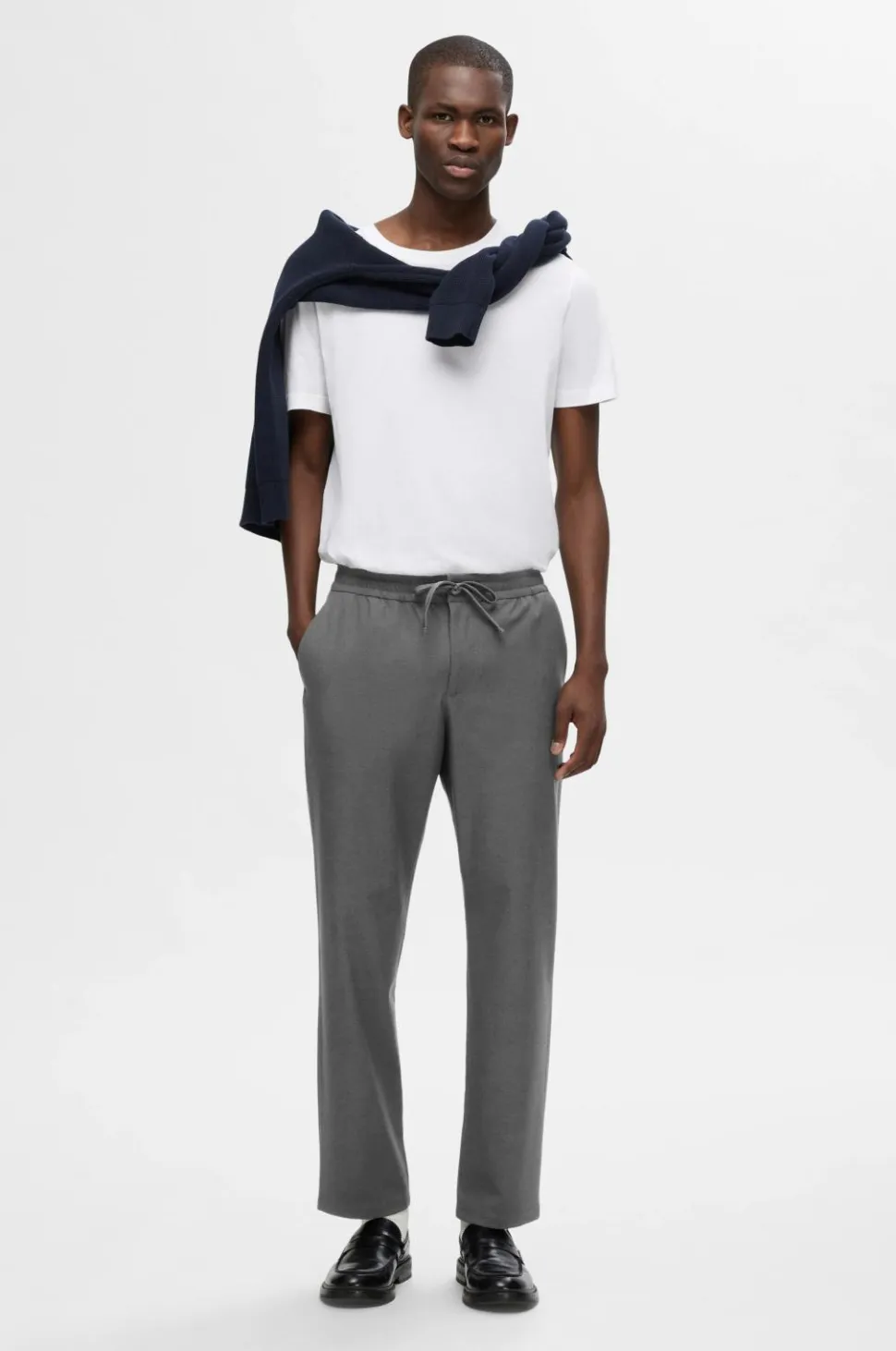 Selected HOMME Bukser Slh196-Straight Robert String Pant