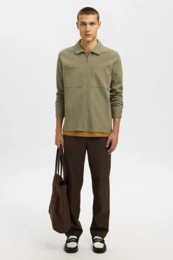 Selected HOMME Overskjorte slhJackie Sweat Zip Jacket