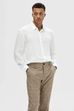 Selected HOMME Skjorte slhRegkylian-linen Shirt LS Classic