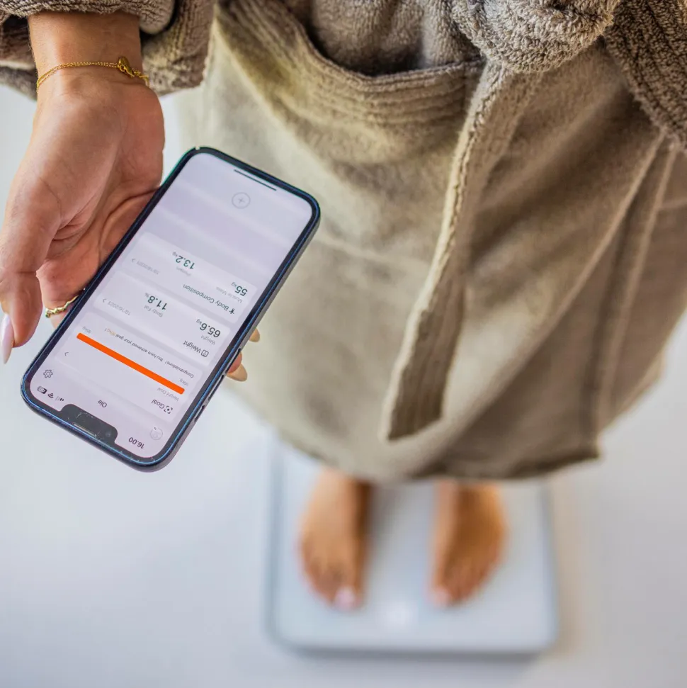 Sharper Image Bathroom Digital Body Scale LED