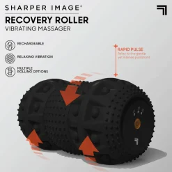 Sharper Image Massager Fit Roller Vibrating Sport Recovery