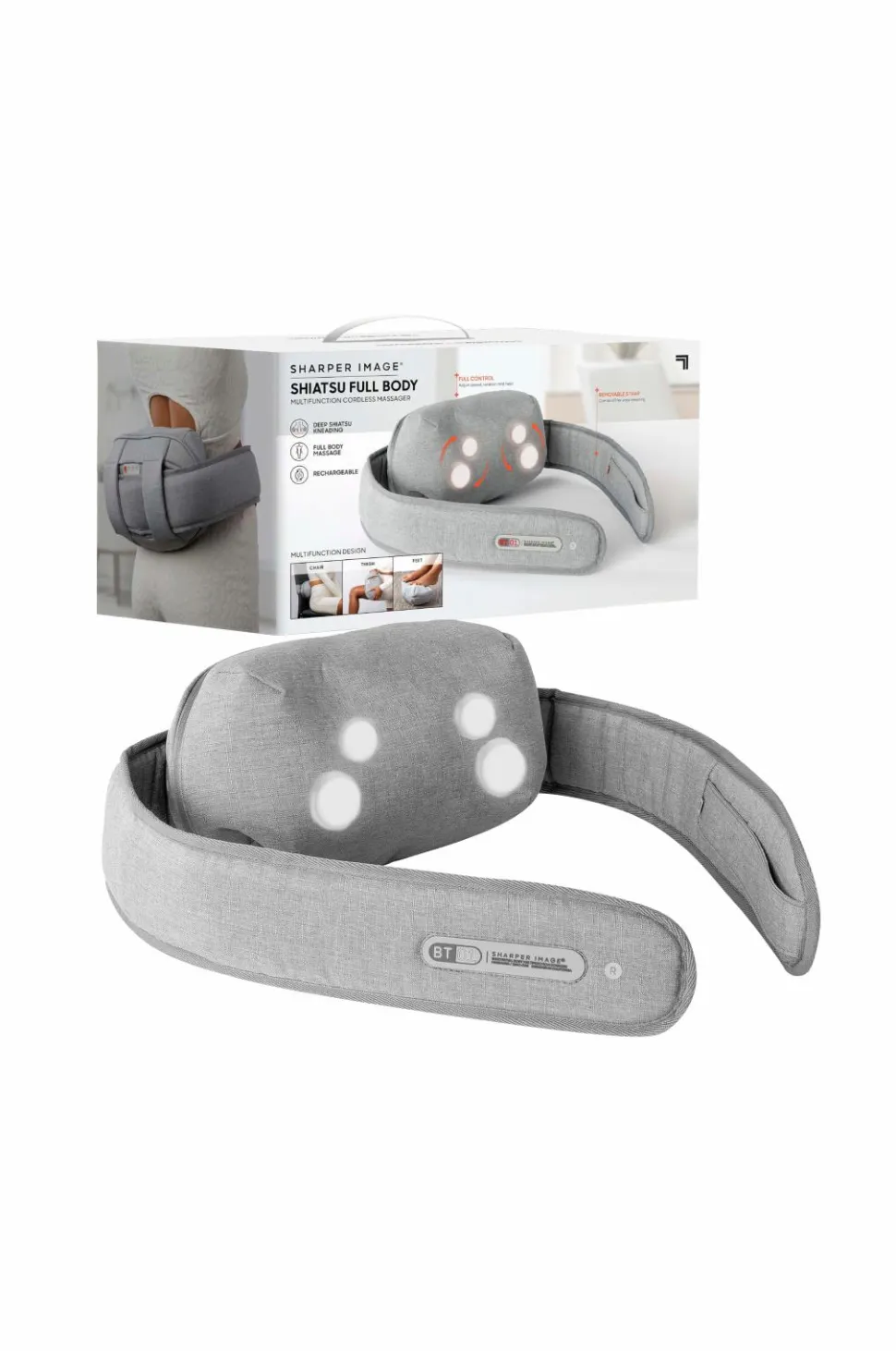 Sharper Image Sharper Image Massager Multi-Function Shiatsu Full Body Ledningsfri