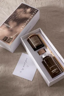 Skandinavisk Gavesæt HYGGE Scented Candle & Diffuser