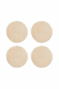 Skinnwille Fåreskindspude rund krøllet 4-pak