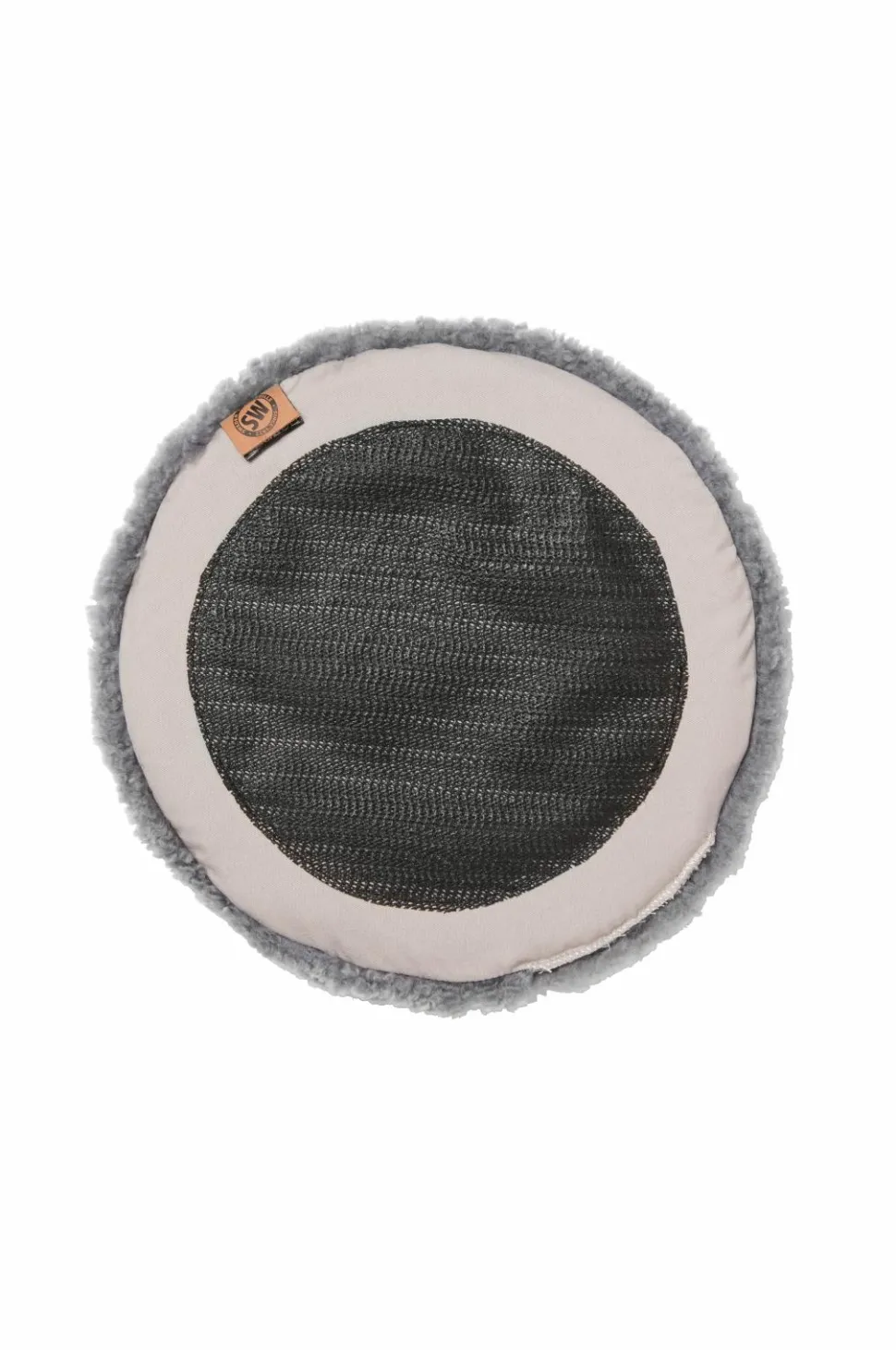 Skinnwille Fåreskindspude rund krøllet 4-pak