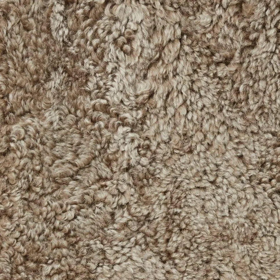 Skinnwille Fåreskindspude rund krøllet 4-pak