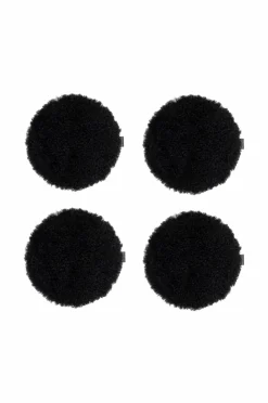 Skinnwille Rund siddepude Curly 4-pak