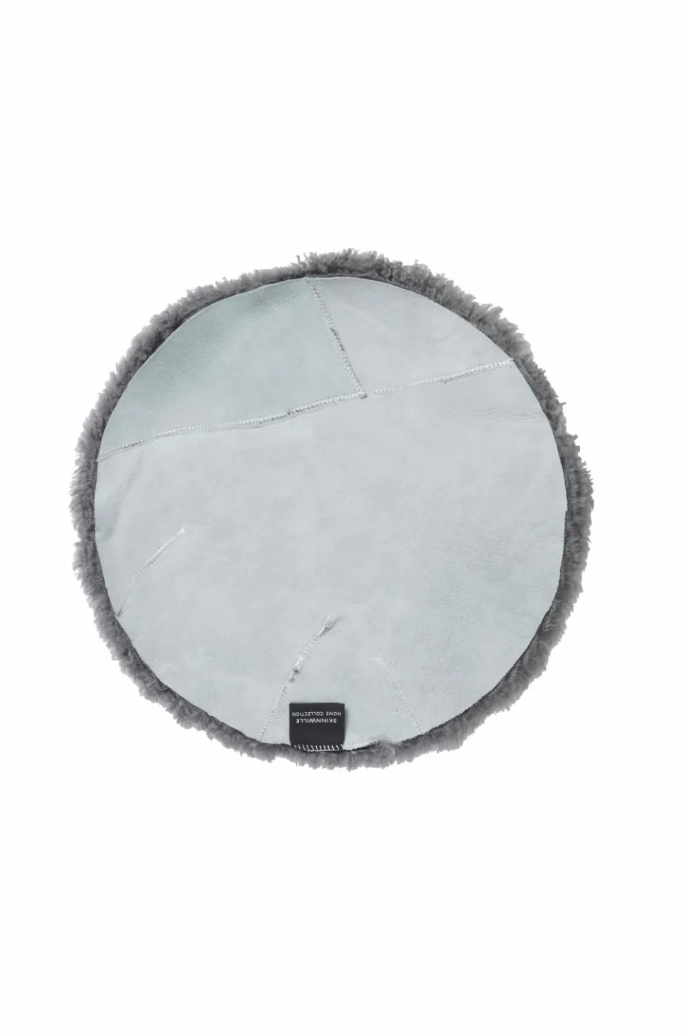 Skinnwille Rund siddepude Curly 4-pak