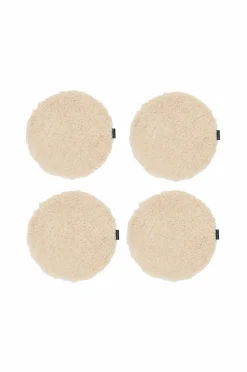 Skinnwille Rund siddepude Curly 4-pak