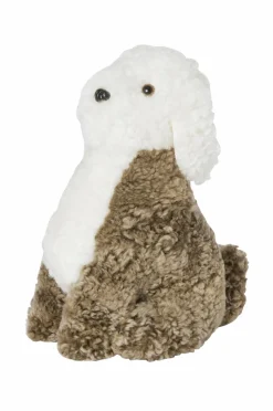 Skinnwille Snowy i fåreskind Curly