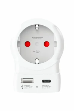 SKROSS Rejseadapter USB-A/USB-C 20W