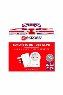 SKROSS Rejseadapter USB-A/USB-C 20W
