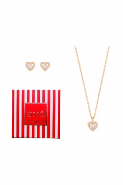 Snö of Sweden Sæt med halskæde og ørestikker Carol