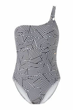 Speedo Badedragt Shaping Printed Asymmetric 1 Piece