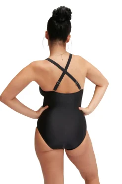 Speedo Badedragt Womens Shaping V Neck 1 Piece