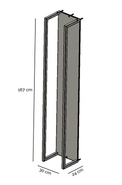 Spinder Design Opbevaring af træ Cubic Fire