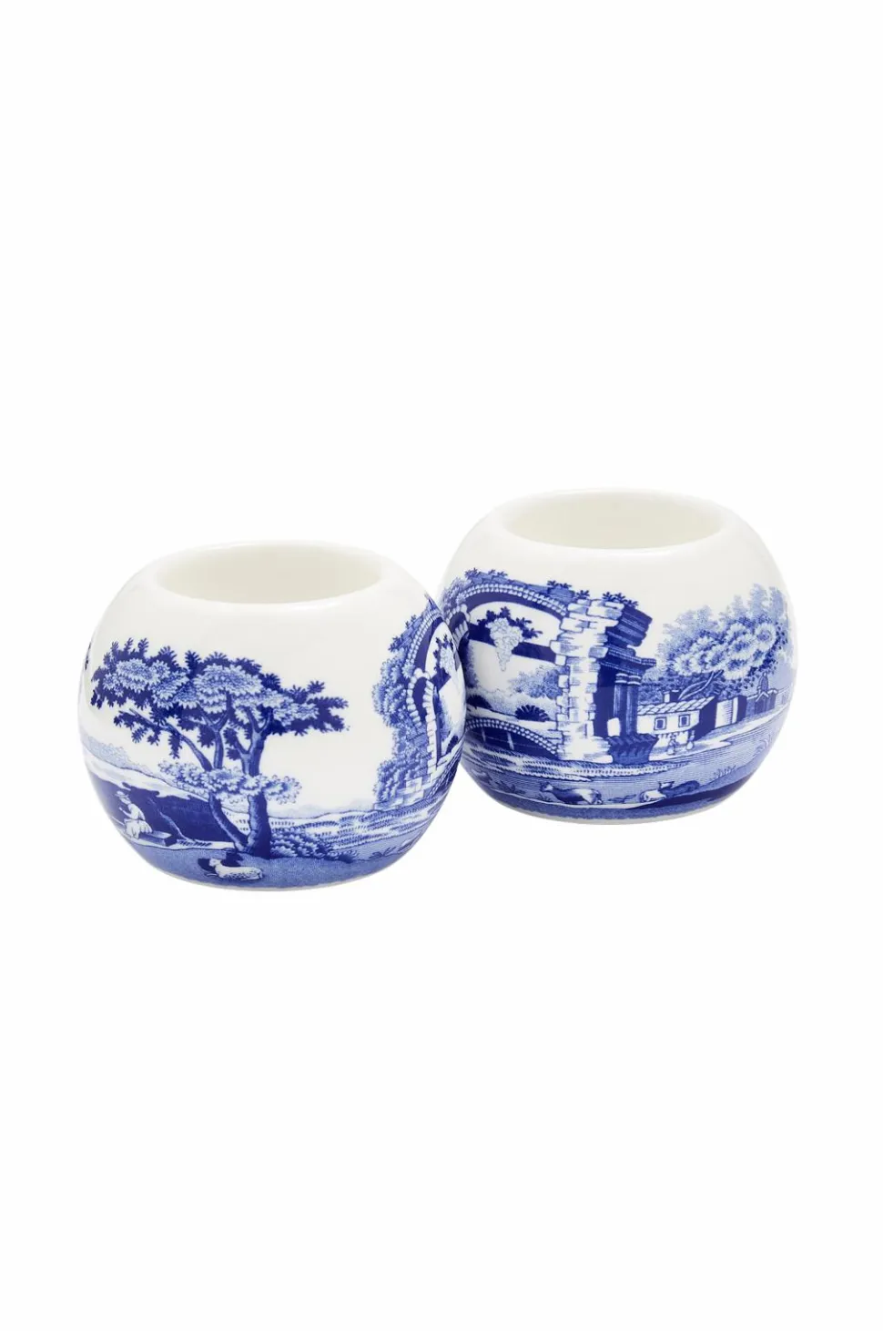 Spode Fyrfadsstager Blue Italian 6 cm x 7,5 cm, 2-pak
