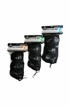Sportme Beskyttelsessæt - knæbeskyttere, albuebeskyttere, håndledsbeskyttere Medium