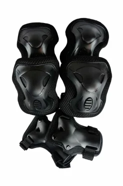 Sportme Beskyttelsessæt - knæbeskyttere, albuebeskyttere, håndledsbeskyttere Medium