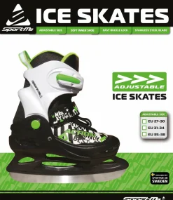 Sportme Skøjter, grøn str. 30-33