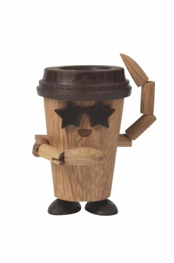 Spring Copenhagen Trædekoration Esther Espresso To Go Coffee 8,5 cm