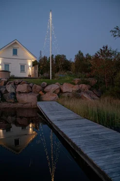 Star Trading Flagstangsbelysning Skinnende varm hvid