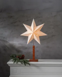Star Trading Karo Stjerne på fod 70 cm