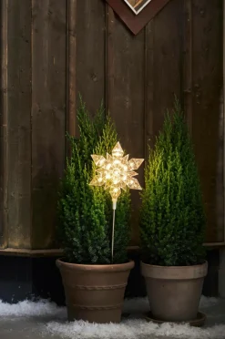 Star Trading Udendørdekoration Flocke højde 48 cm