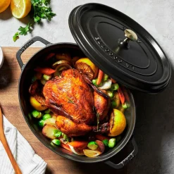 Staub Gryde La Cocotte oval 31 cm, 5,5 l