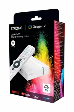 Strong TV-box 4K WiFi/LAN Google TV LEAP-S3+V2