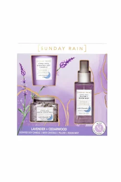 Sunday Rain Giftbox Lavender & Cedarwood Sleep Trio
