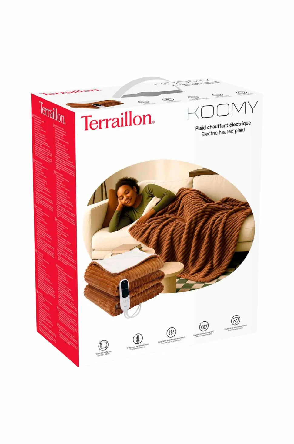 Terraillon Varmetæppe Koomy 180x130cm 140w