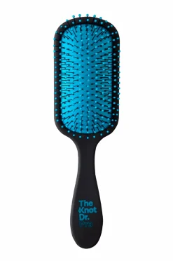 The Knot Dr. The Pro Paddle Brush Black Rubberised