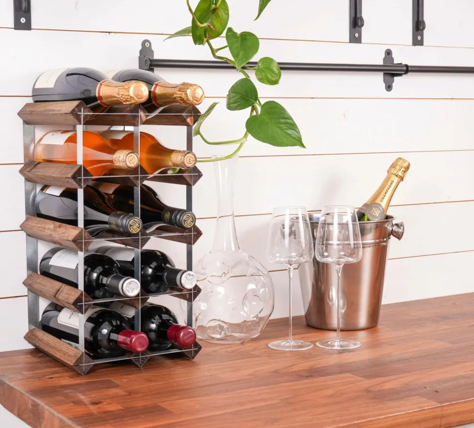 The Swedish Wine Rack Factory Vinreol 12 flasker samlet The Swedish Wine Rack Factory