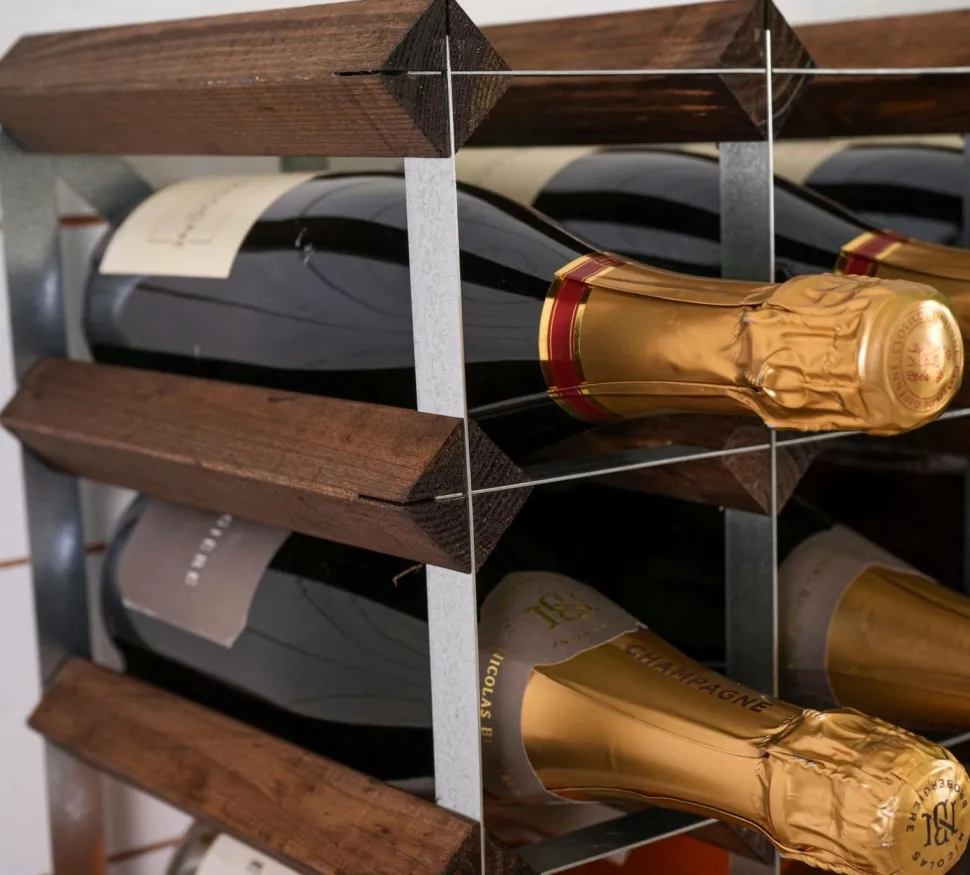 The Swedish Wine Rack Factory Vinreol 30 flasker samlet The Swedish Wine Rack Factory