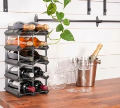 The Swedish Wine Rack Factory Vinreol 12 flasker samlet The Swedish Wine Rack Factory