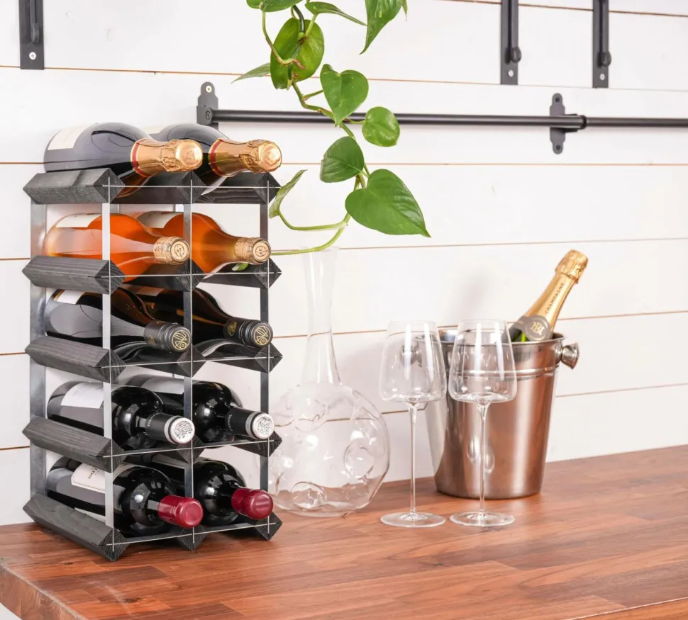 The Swedish Wine Rack Factory Vinreol 12 flasker samlet The Swedish Wine Rack Factory