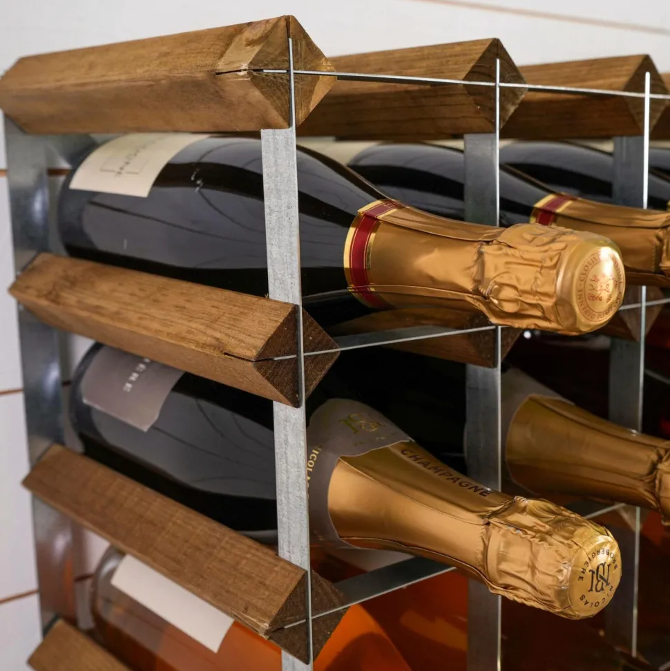 The Swedish Wine Rack Factory Vinreol 12 flasker samlet The Swedish Wine Rack Factory