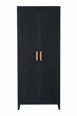 Tolix Garderobeskab B2 Perforated Locker Wardrobe Painted with PEFC Oak Handles