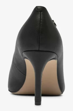 Tommy Hilfiger Højhælet sko TH Logo Leather Pump Slanted HL