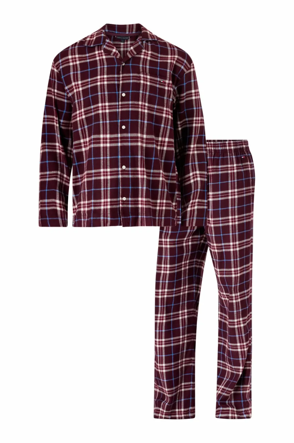 Tommy Hilfiger Pyjamassæt Relaxed Flannel PJ Set -boxed