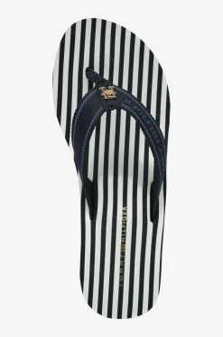 Tommy Hilfiger Sandal med hæl TH Stripes Wedge Beach Sandal