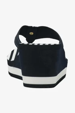 Tommy Hilfiger Sandal med hæl TH Stripes Wedge Beach Sandal