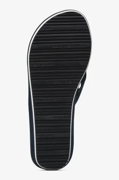 Tommy Hilfiger Sandal med hæl TH Stripes Wedge Beach Sandal