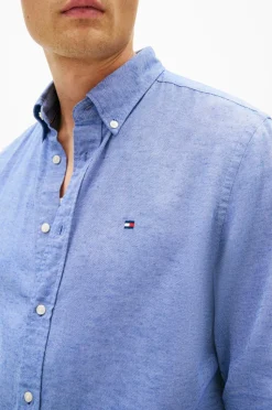 Tommy Hilfiger Skjorte Brushed Linen Twill RF Shirt