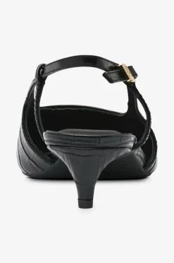 Tommy Hilfiger Slingbacks Croc Slanted Heel