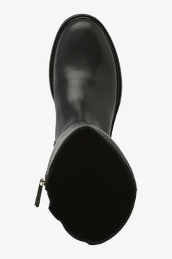 Tommy Hilfiger Støvler TH Logo Leather Long Boot