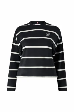 Tommy Hilfiger Curve Sweatshirt Crv TH Script Mdrn Terry Swtshrt