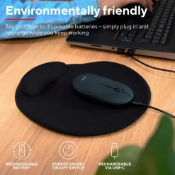 Trust Mus - trådløs, genopladelig Puck