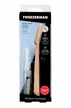 Tweezerman Facial Razor Rose Gold